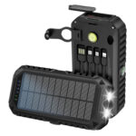 Powerbank – 20.000 mAh – Handslinger – Zonnepaneel