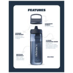 Lifestraw GO 2.0 – 2-stage drinkfles – Vacuüm roestvrij staal – 1 liter