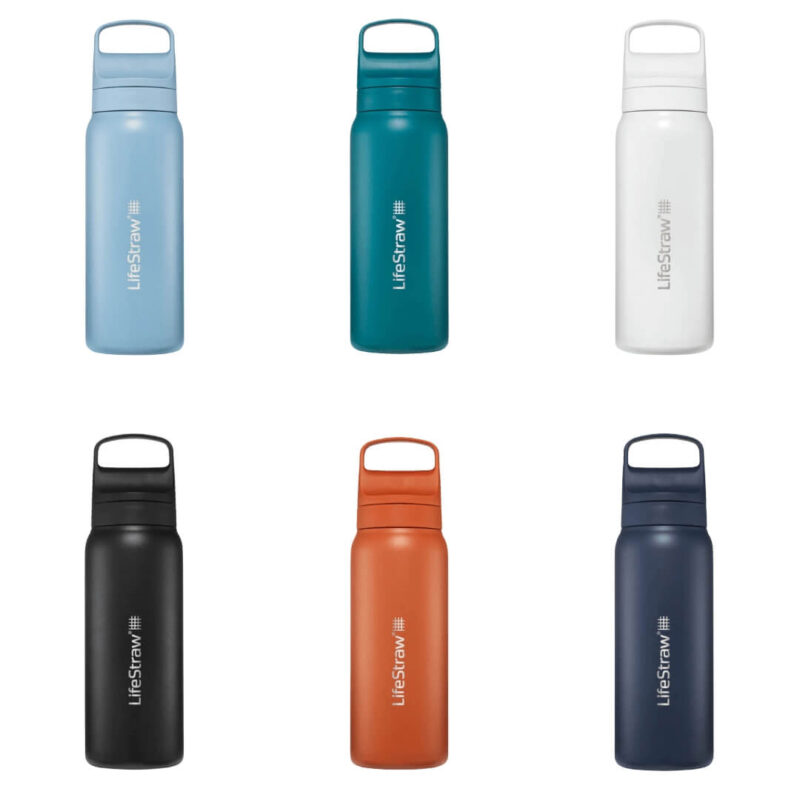 Lifestraw GO 2.0 – 2-stage drinkfles – Vacuüm roestvrij staal – 700 ml